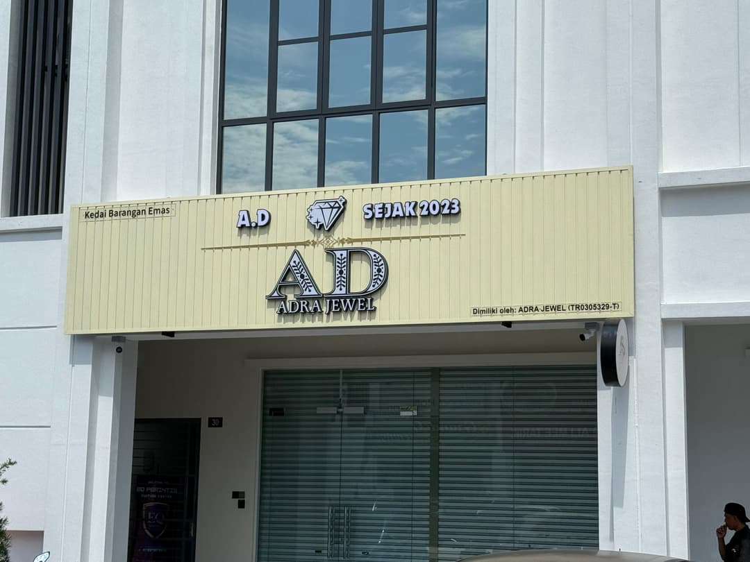 3D frontlit signboard with bold modern design by signage and signboard compaby in malaysia. idx:2