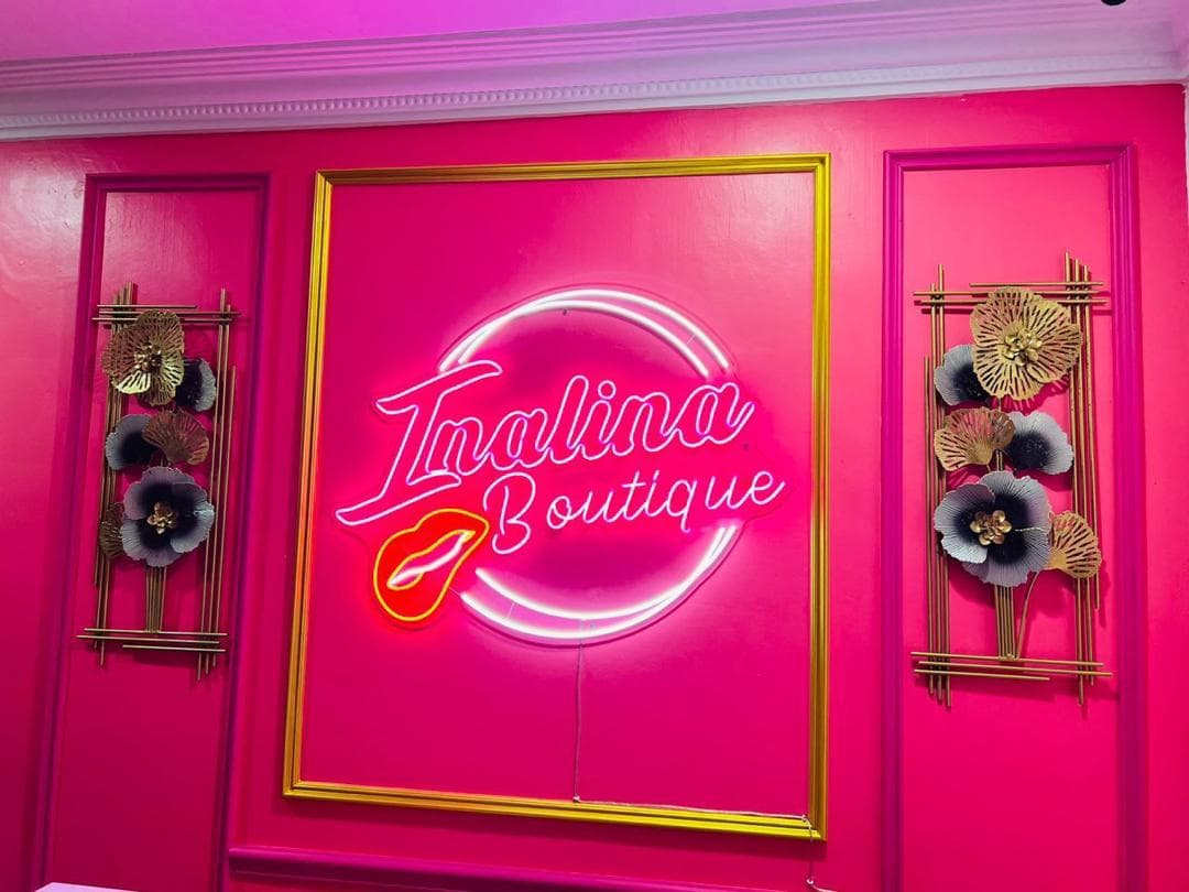 Vibrant neon word signage for indoor decoration by signage and signboard company in malaysia