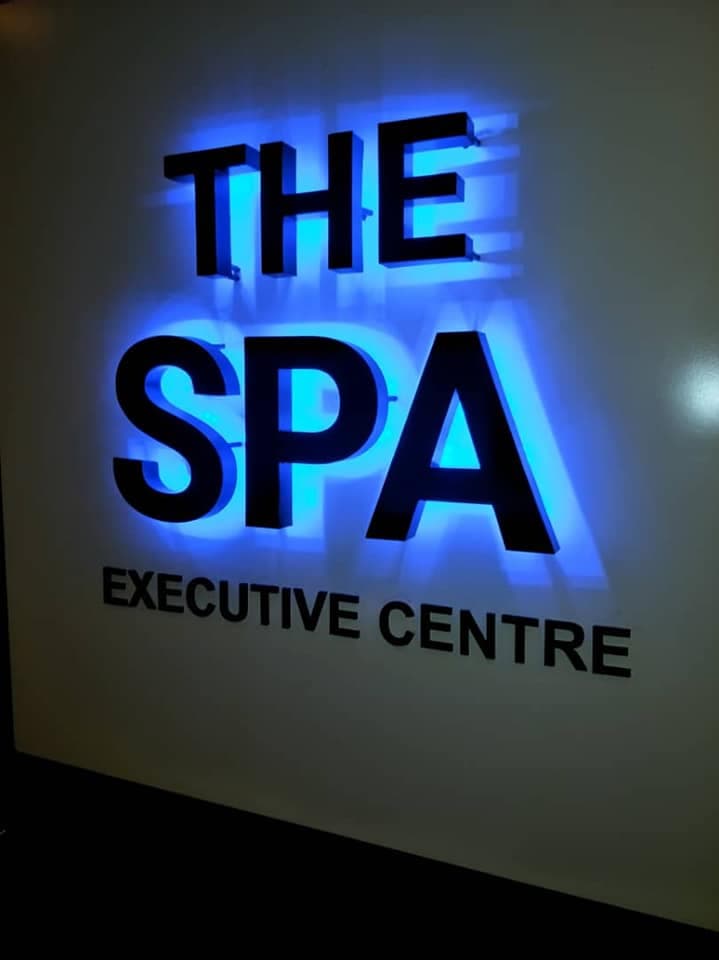 3D backlit signage for impactful visual display.