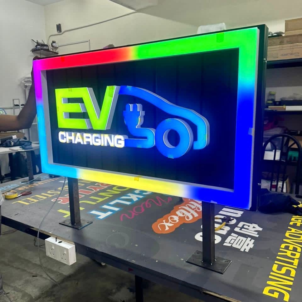EV Charging RGB Sign