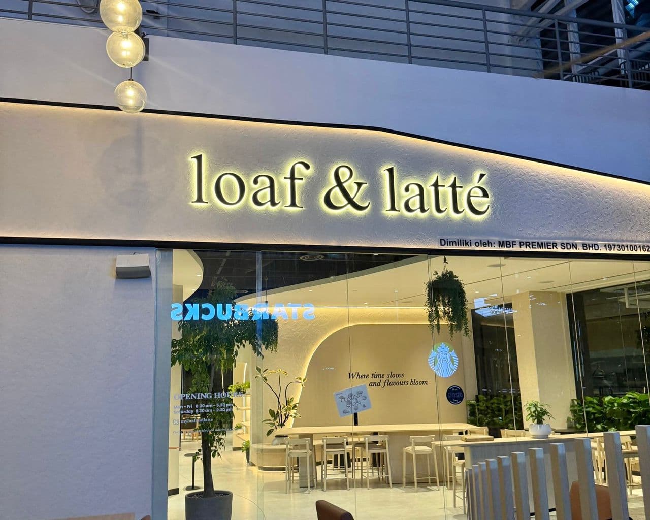 School Cafe Signage 3D Backlit