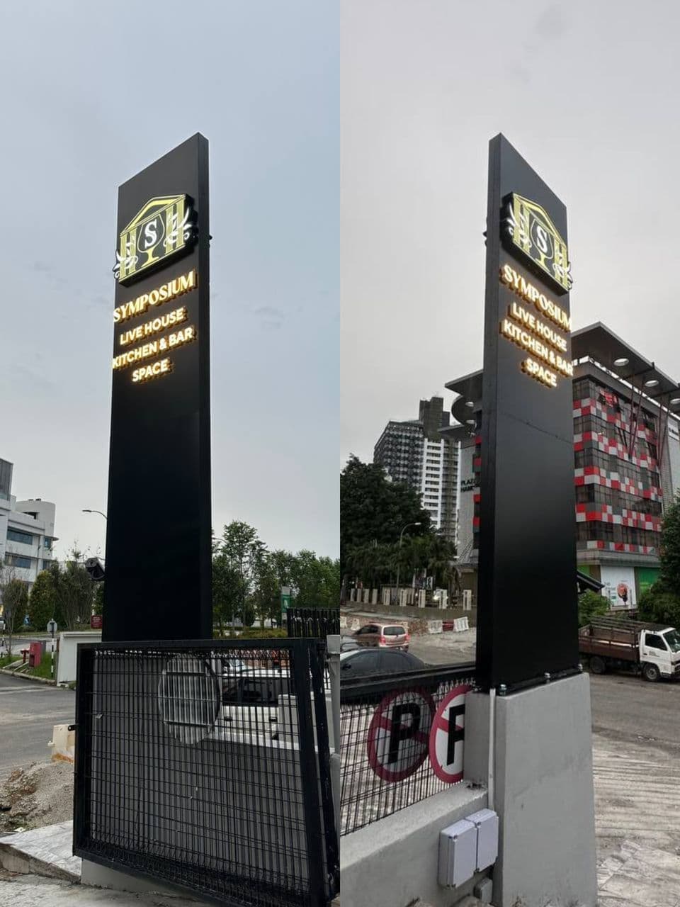 Pylon Sign and Ceiling Deco Arts Led Signages signboard maker in Kuala Lumpur Selangor Malaysia