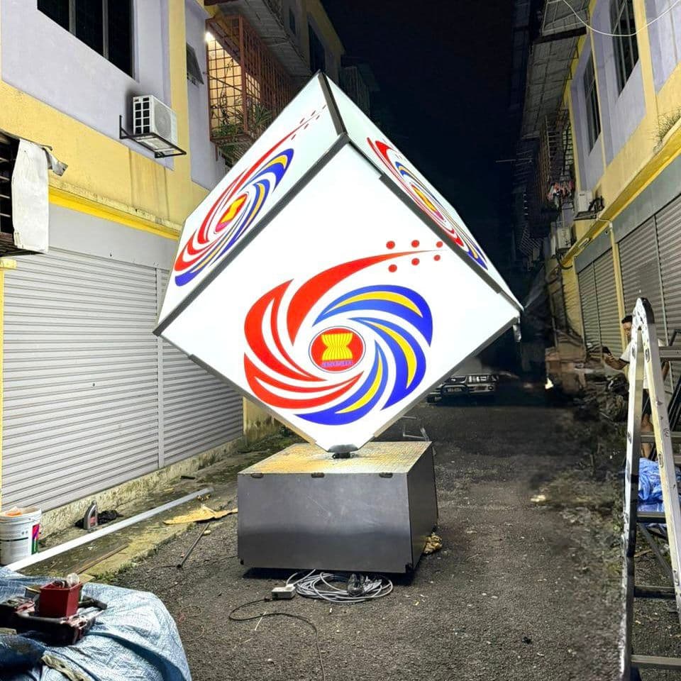 Asean 2025 Metal Cube Box Arch