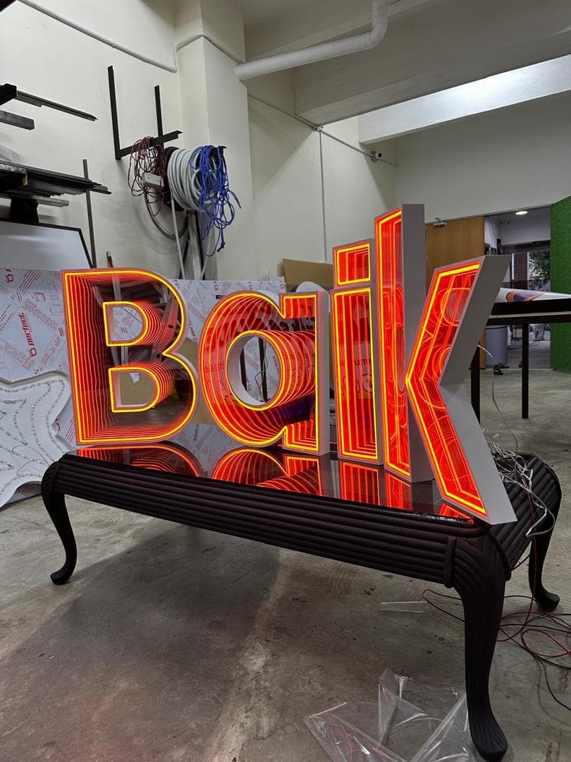 Infinity Effect Led 3d Signages Maker in Kaula Lampur Selangor Malaysia