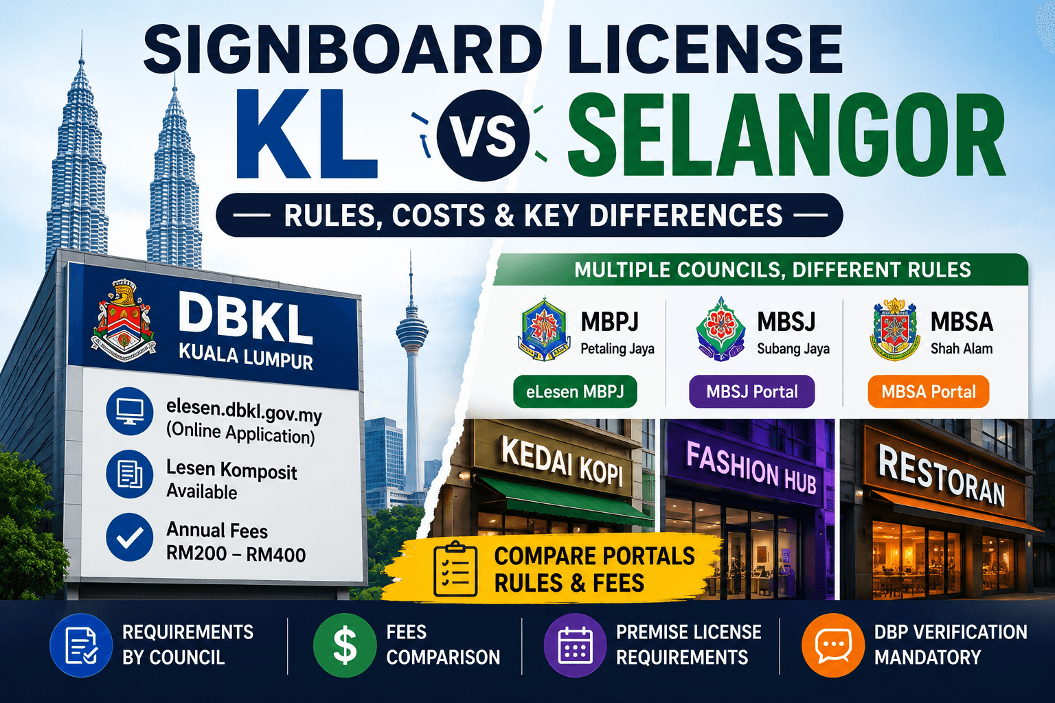 Signboard License KL VS Selangor complete guide rules, costs, key differences and more in 2026