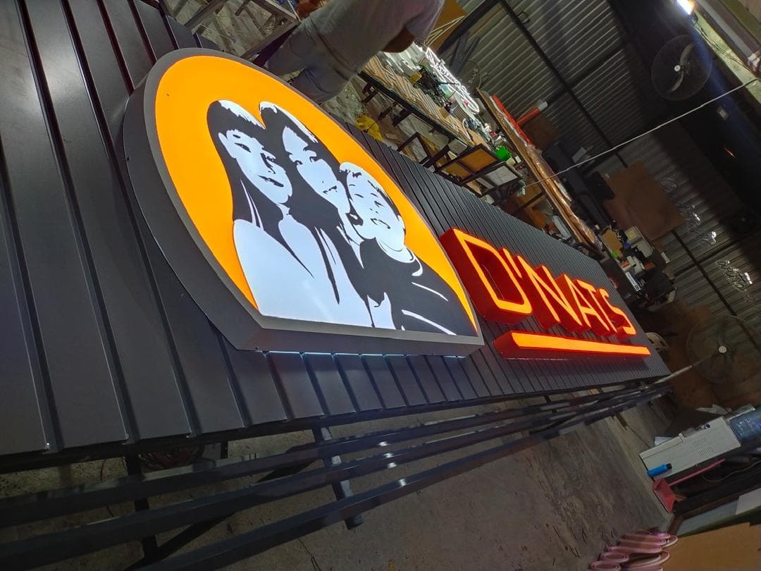 3D Frontlit Signage Signboard for Indoor and Outdoor Kaula Lampur malaysia