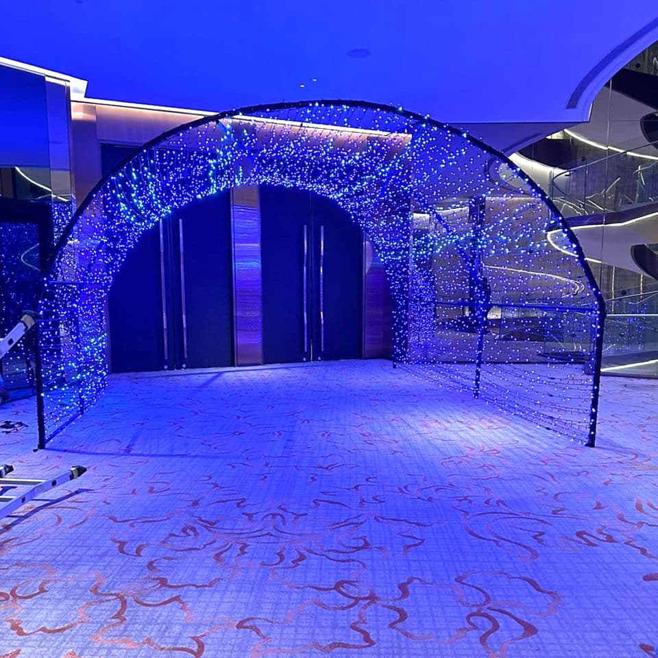 Led Light Metal Arch