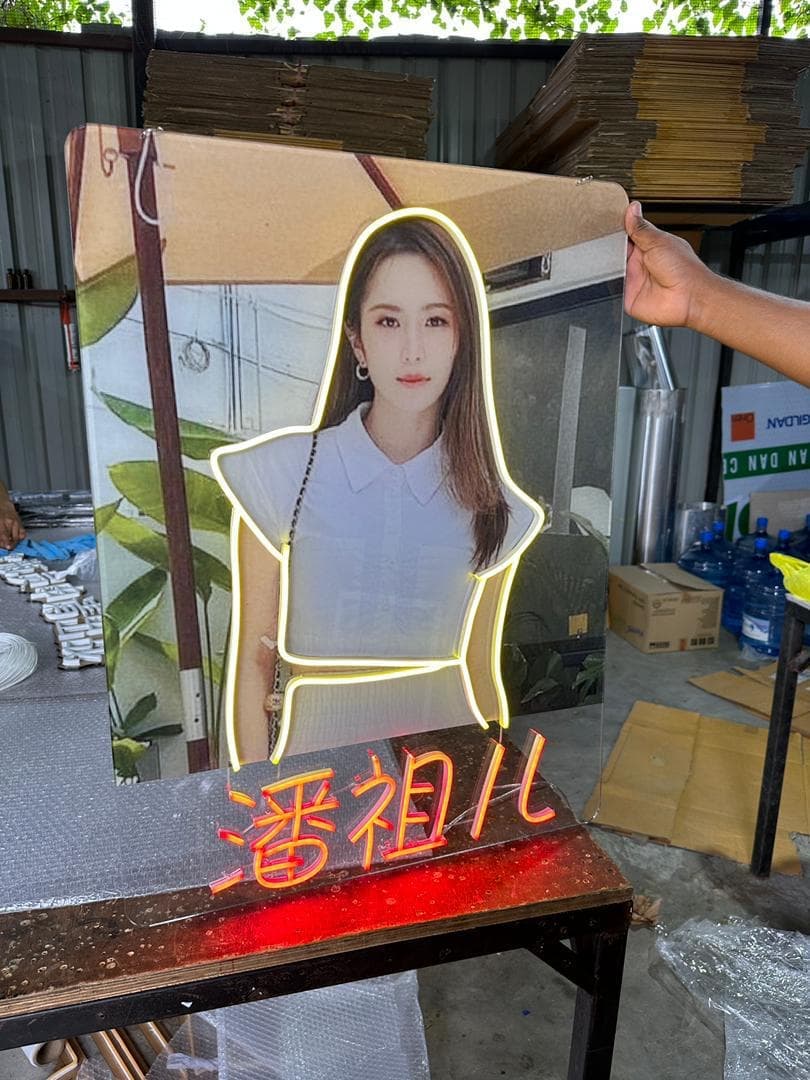 Sticker Background Led Neon Sign maker in Kaula Lampur Malaysia