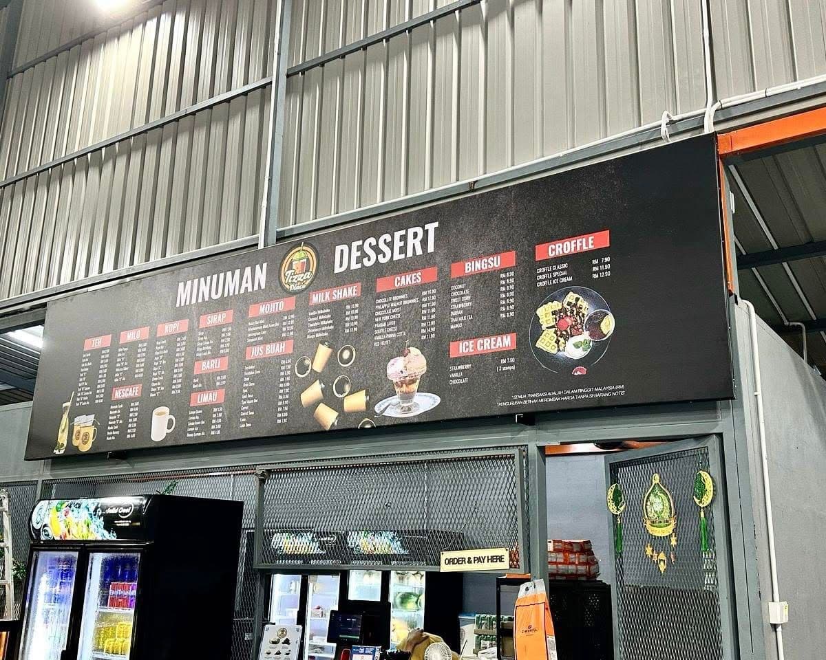 Canteen Menu Metal Sign