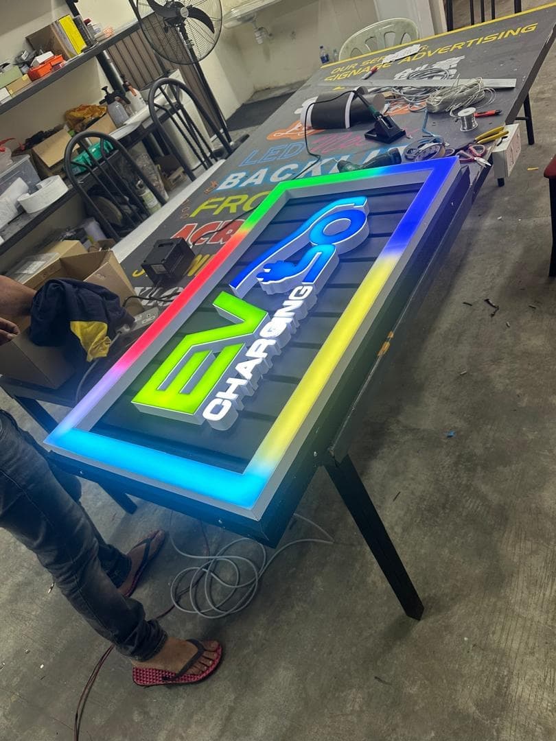3D Frontlit Signage Signboard for Indoor and Outdoor in Kaula Lampur malaysia