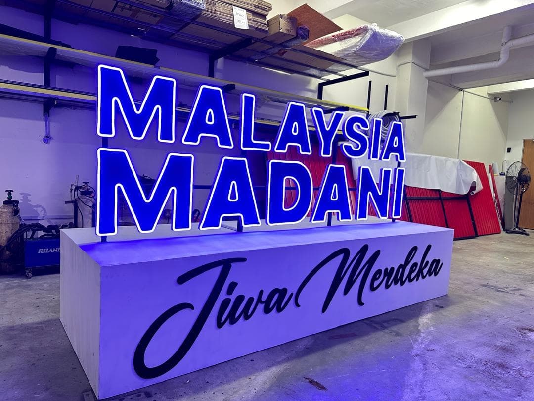Events Sign and Concert Led Decoration signage maker in Kaula Lampur Selangor Malaysia