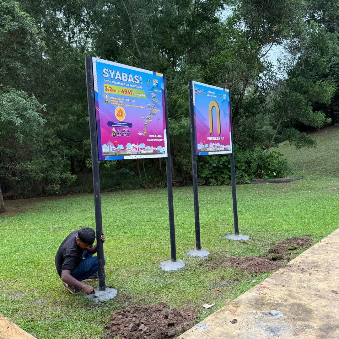Syabas Information Stand Type Sign