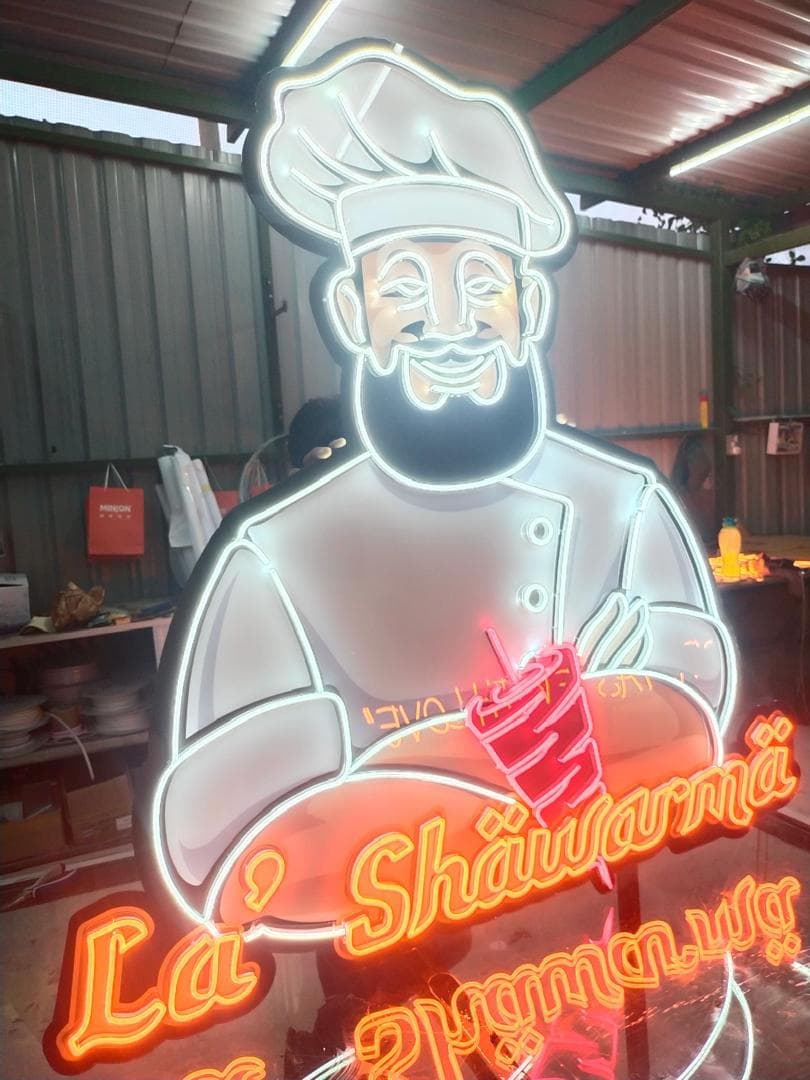 Sticker Background Led Neon Sign maker in Kaula Lampur Malaysia