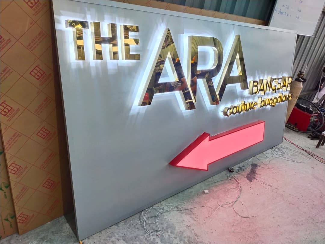 3D Backlit Signage Maker for indoor and outdoor in Kaula Lampur Selangor Malaysia