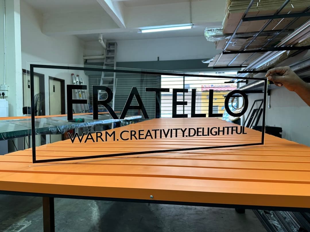 3D Acrylic design and PVC lettering logo Signage design in Kaula Lampure Malaysia