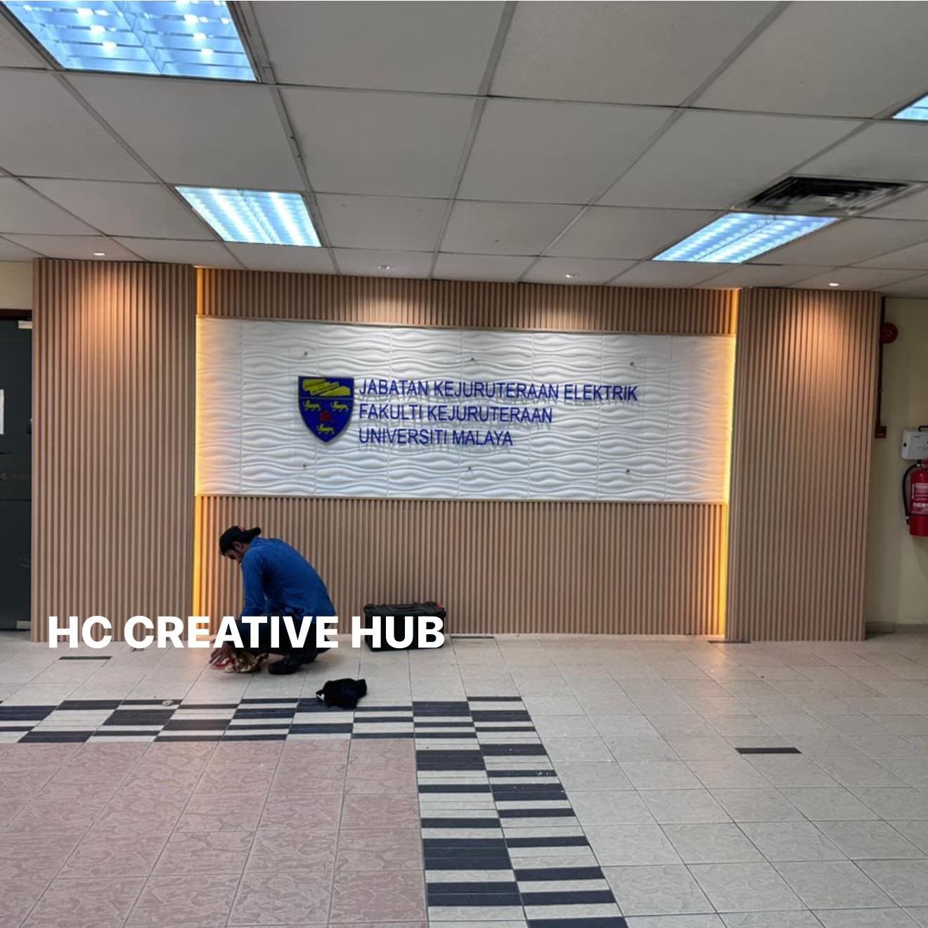 3D Acrylic Laser Cut Signage for University of Malaya