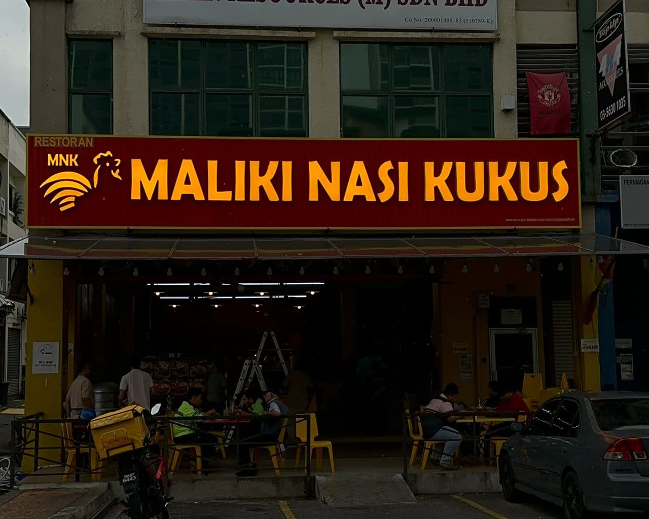 Nasi Kukus Signboard 3D Frontlit Aluminium Base