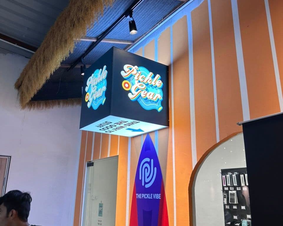 Pickle Ball Store Acrylic Lightbox