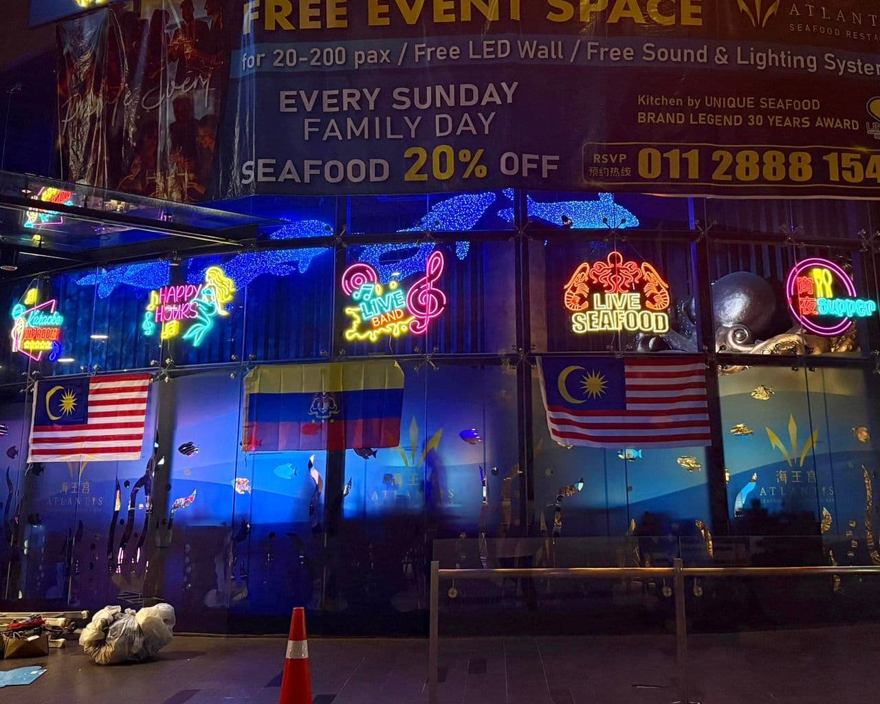 Seafood Restaurant Led Neon Sign