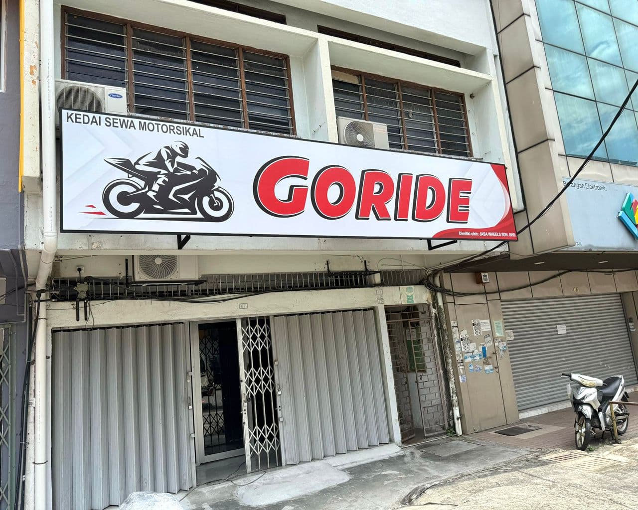 Goride Motor Shop Metal Sign